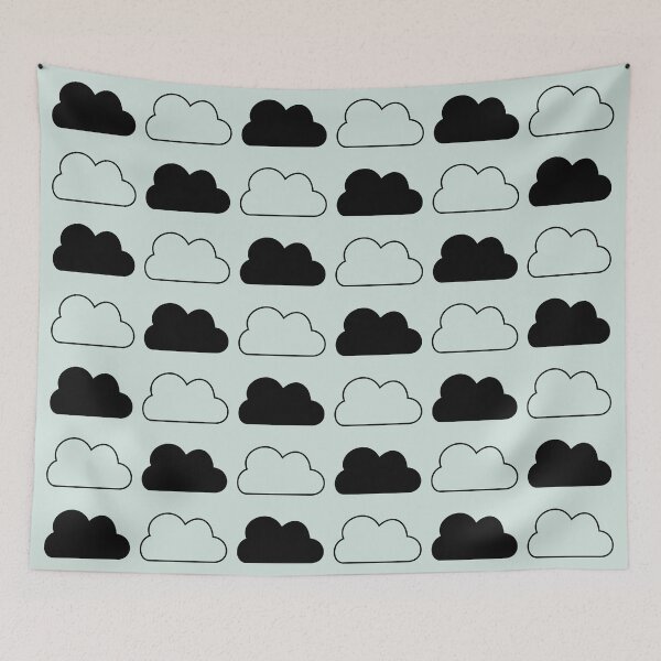 Item preview, Black Clouds on a light green sky designed and sold by CSouissi.