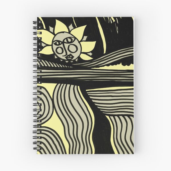 Item preview, Landscape from Piliscsev with Sun - Soft Yellow designed and sold by Istvan Ocztos.