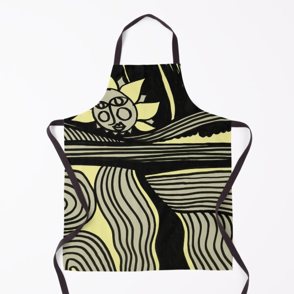 Item preview, Landscape from Piliscsev with Sun - Soft Yellow designed and sold by Istvan Ocztos.