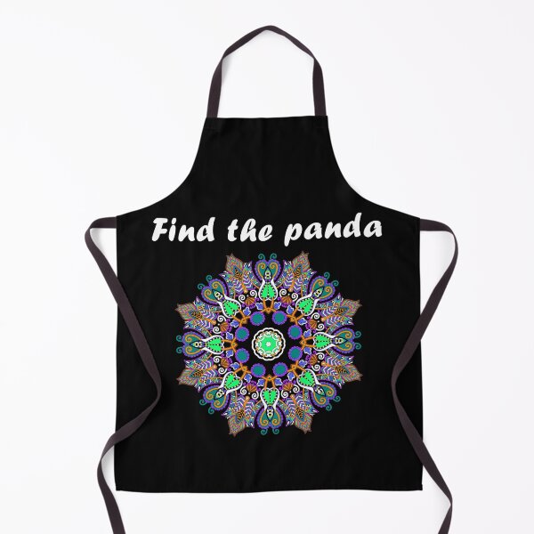 Item preview, Find The Panda Psychedelic Optical Illusion Mandala Funny Joke designed and sold by trendo.