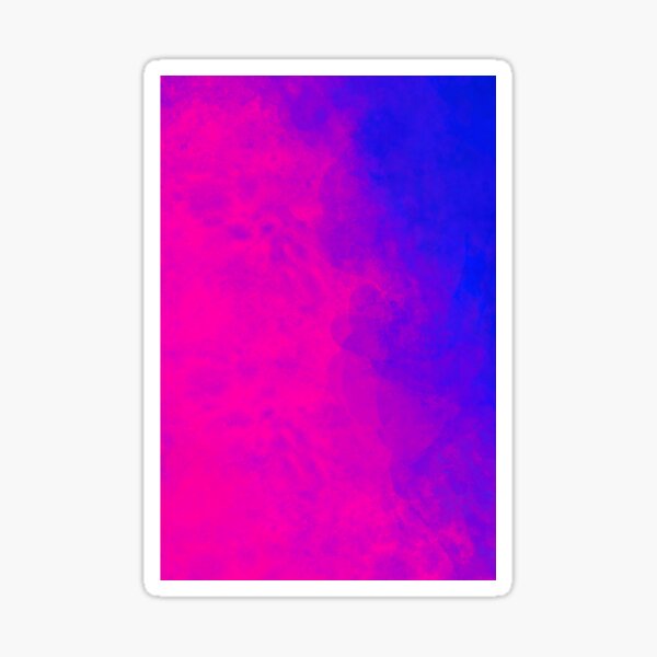 Pink & Blue Sticker