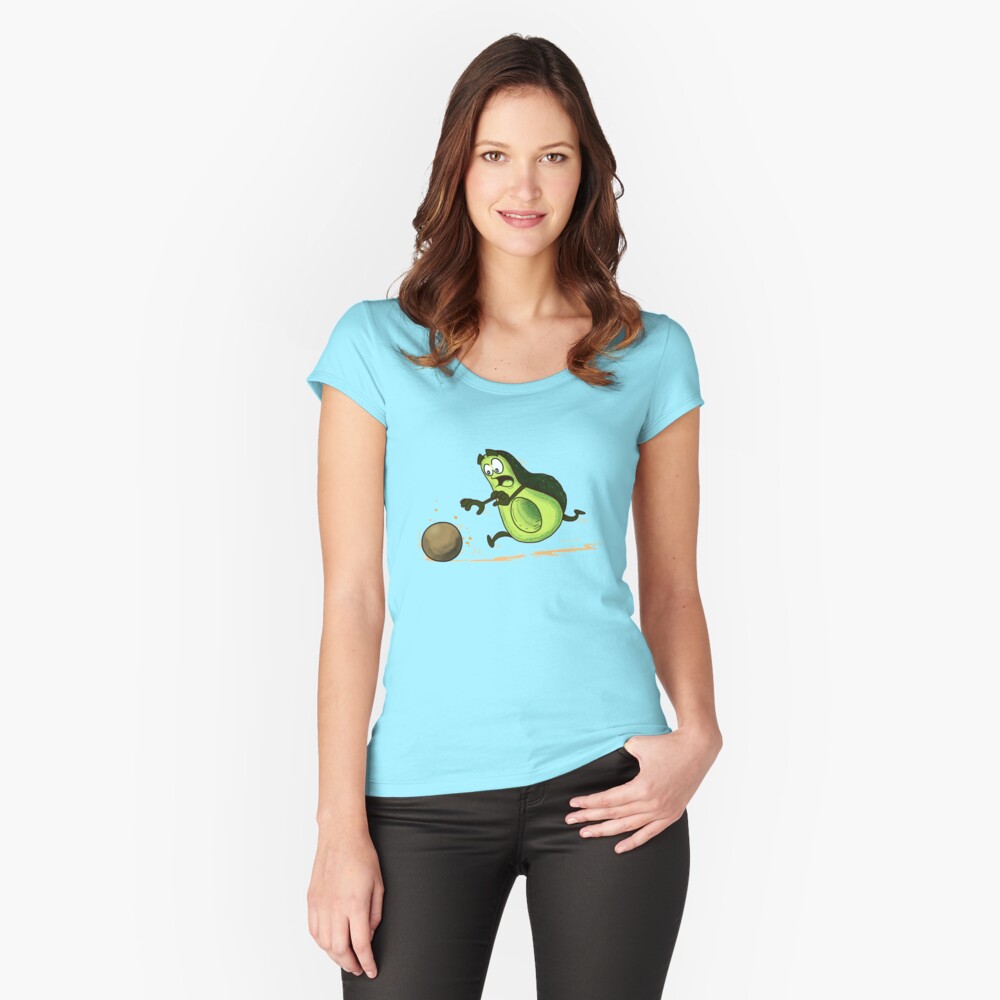 Vista previa del artículo con la obra «Camiseta entallada de cuello ancho», diseñado y vendido por camicaturas.