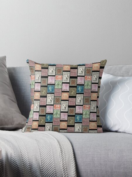 Item preview, Historic British Empire Postage Stamp Collection Collage designed and sold by FancyHatPenguin.