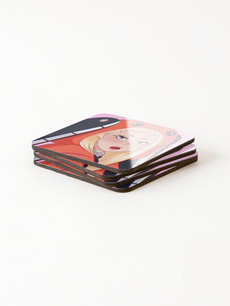 Thumbnail 4 of 5, Coasters (Set of 4), Kakegurui - Runa Yomozuki designed and sold by Reecevr.
