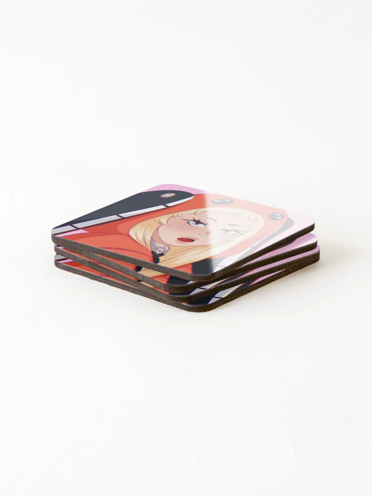 Thumbnail 4 of 5, Coasters (Set of 4), Kakegurui - Runa Yomozuki designed and sold by Reecevr.