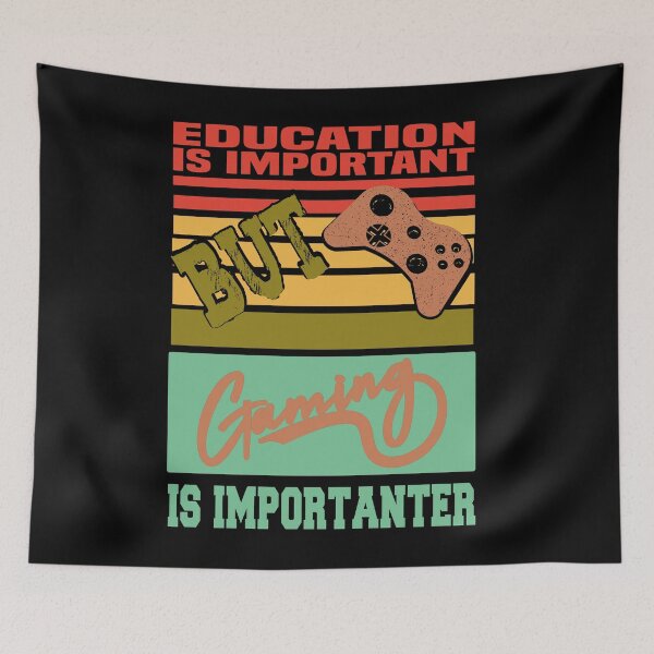 Item preview, Education Is important But Gaming Is importanter 2021 designed and sold by TheBest94.