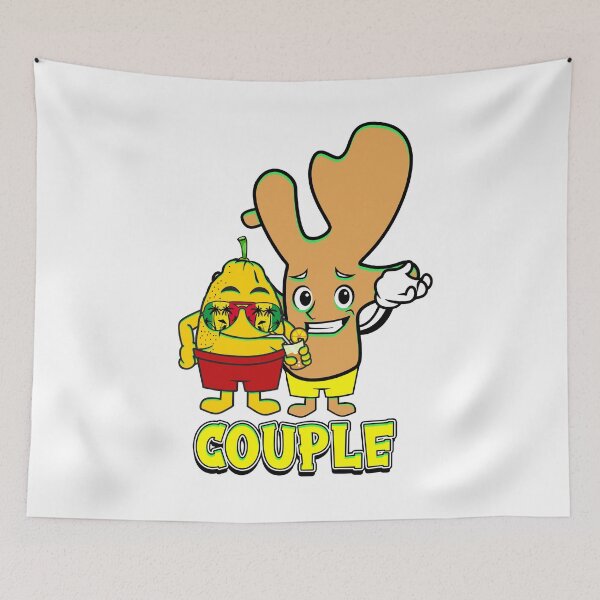 Item preview, Love Funny Ginger and Lemon Couple Giftidea designed and sold by HamidasPrime.