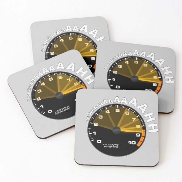 Item preview, BWAAAH Racing Tachometer Funny Car Enthusiast Revving Heart designed and sold by driftmerch.