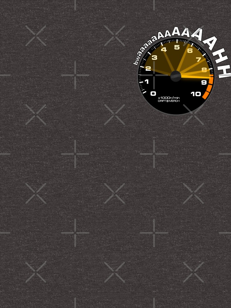 Thumbnail 7 of 7, Essential T-Shirt, BWAAAH Racing Tachometer Funny Car Enthusiast Revving Heart designed and sold by driftmerch.