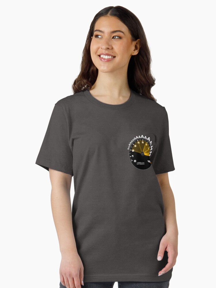 Thumbnail 2 of 7, Essential T-Shirt, BWAAAH Racing Tachometer Funny Car Enthusiast Revving Heart designed and sold by driftmerch.