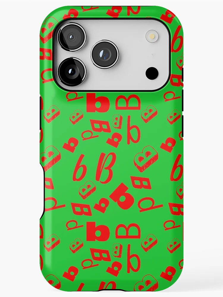 Thumbnail 1 of 4, iPhone Case, Random Red Letter Pattern designed and sold by Rell1970.