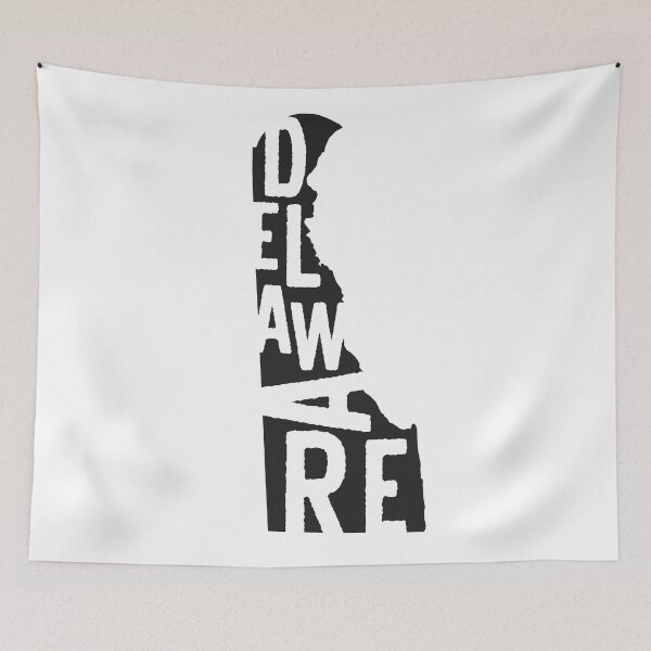 Item preview, Delaware State Design | Vintage Delaware Lettering Graphic | Delaware Gift | Delaware Map designed and sold by crookedriverusa.
