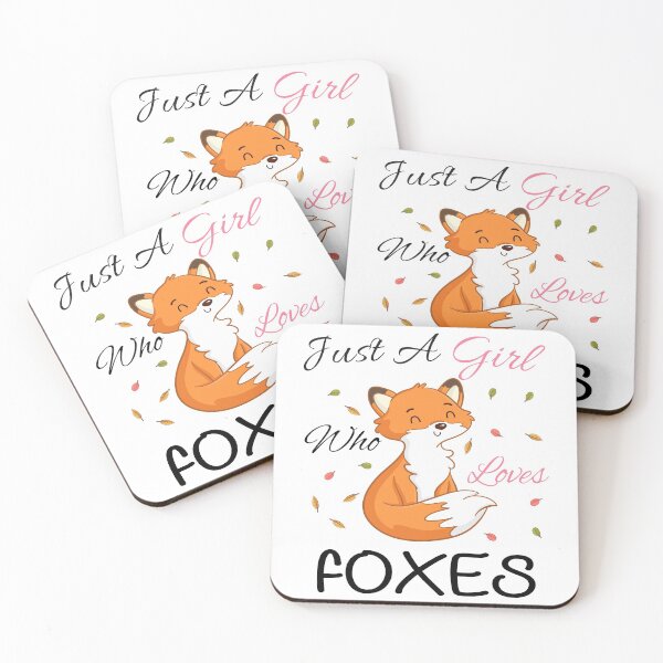 Item preview, Just A Girl Who Loves Foxes designed and sold by PRINTED ..