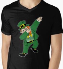 Dabbin' Leprechaun Men's V-Neck T-Shirt