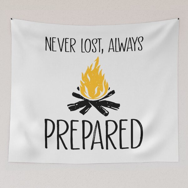 Item preview, Bushcraft never lost always prepared designed and sold by ElBeDesigns.