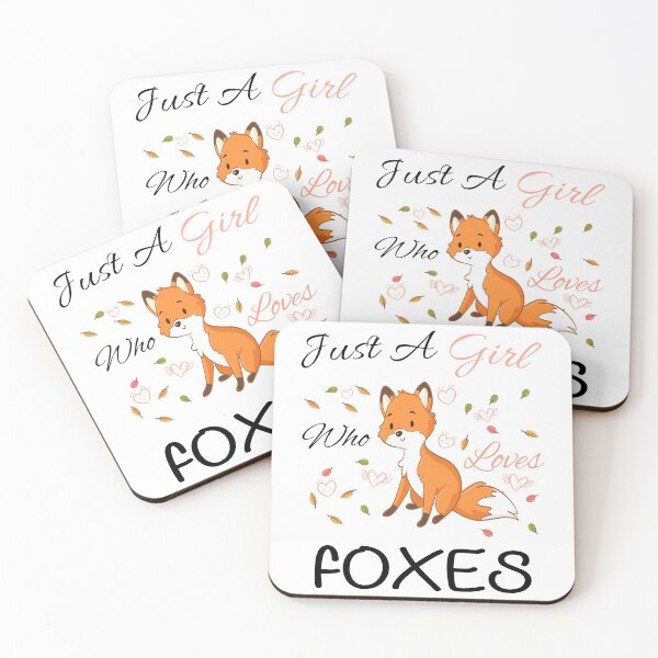Item preview, Just A Girl Who Loves Foxes designed and sold by PRINTED ..