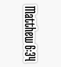 Matthew 6:34 Sticker