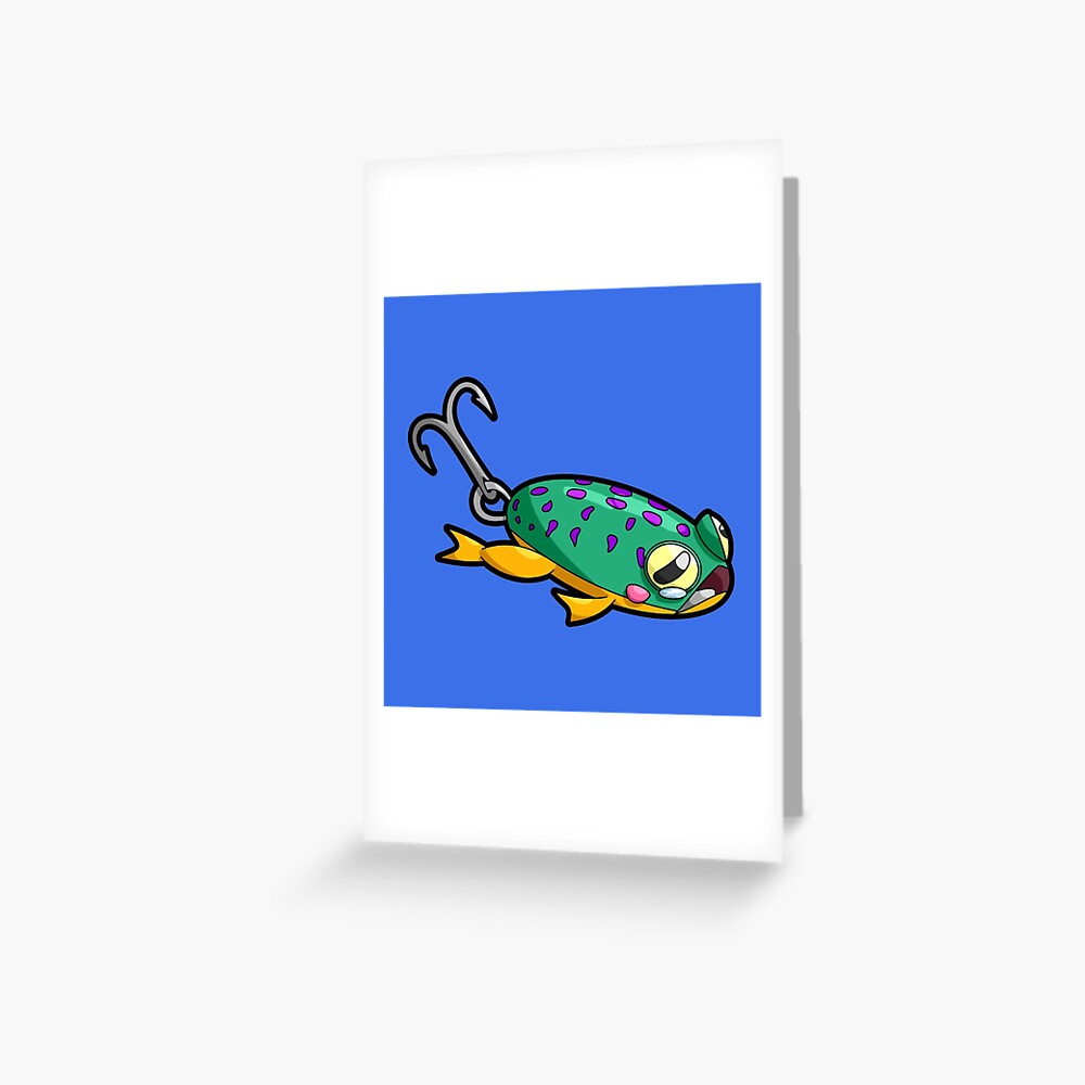 Frog Fish Bait Sticker for Sale by Animefreak9696