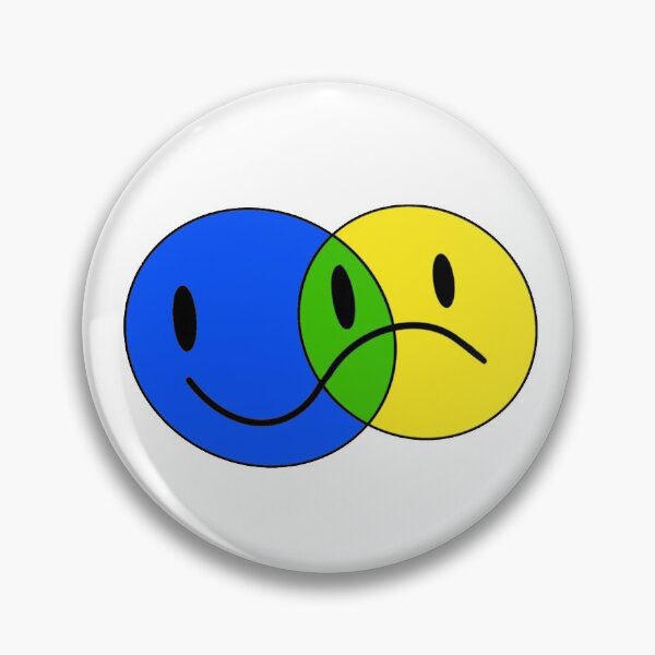 Item preview, Smiley Face and Sad Face designed and sold by annamelley.