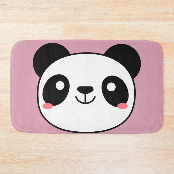 Item preview, Happy Panda Face (Pink) designed and sold by Hedda Young.