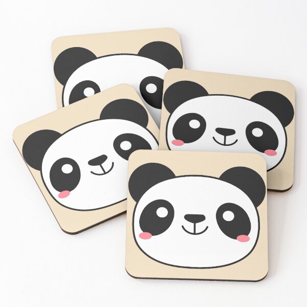 Item preview, Happy Panda Face (Yellow) designed and sold by Hedda Young.
