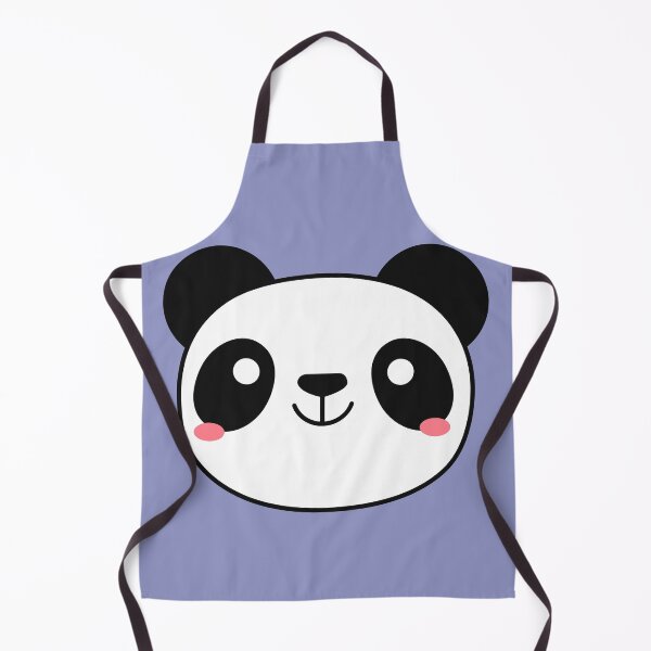 Item preview, Happy Panda Face (Blue) designed and sold by Hedda Young.