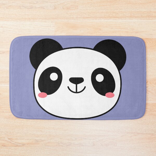 Item preview, Happy Panda Face (Blue) designed and sold by Hedda Young.