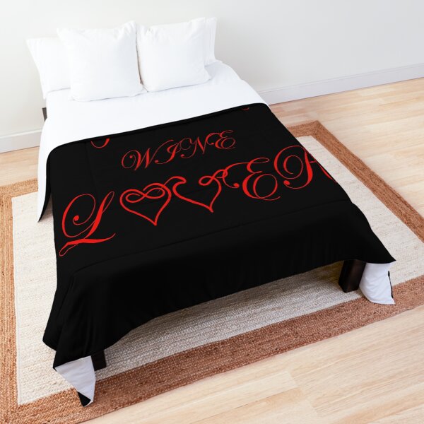 dog mother wine lover design Comforter