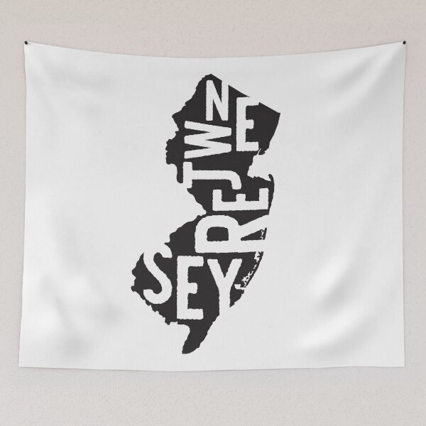 Artikelvorschau, New Jersey State Design | Vintage New Jersey Schriftzug Grafik | New Jersey Geschenk | New Jersey Karte entworfen und verkauft von crookedriverusa.