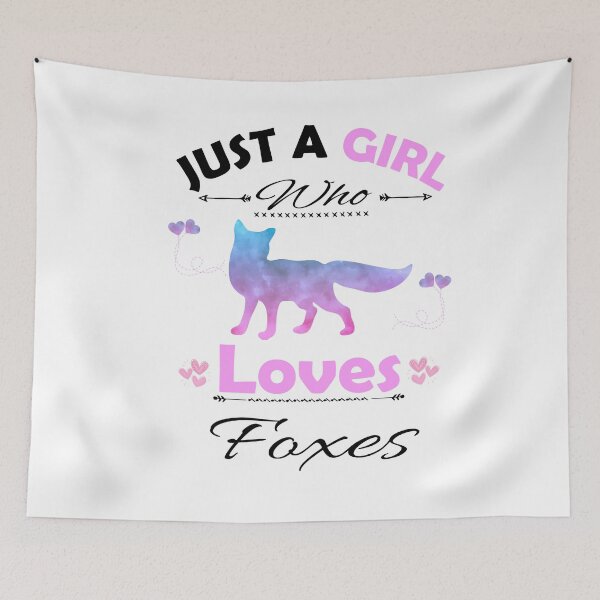 Item preview, Just A Girl Who Loves Foxes designed and sold by PRINTED ..