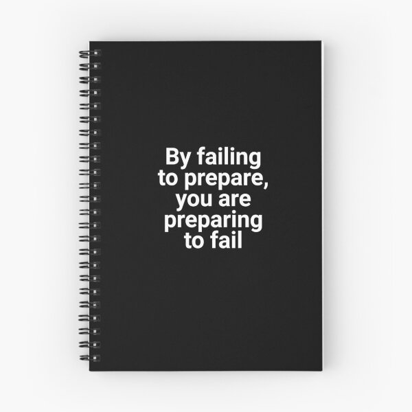 Item preview, By failing to prepare you are preparing to fail.  designed and sold by Fit & Fun  Gallery.