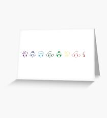 Villager Spectrum - Smash Bros / Animal Crossing (White) Greeting Card