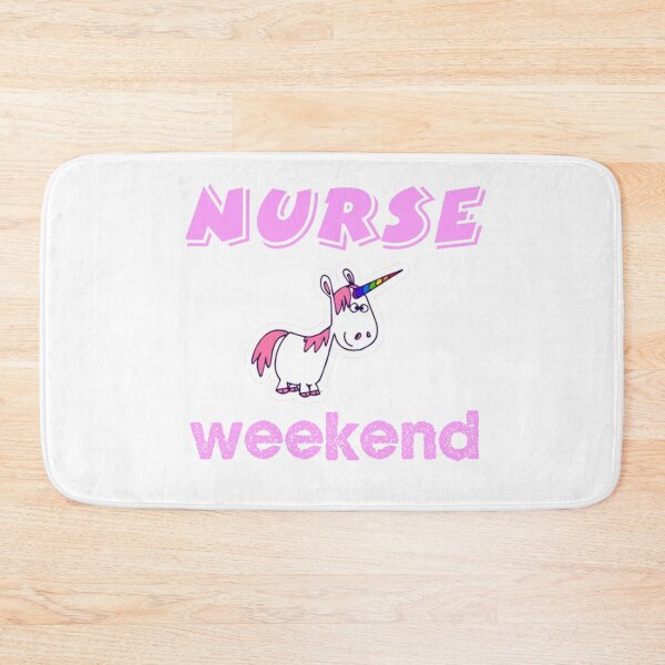 Item preview, Nurse Weekend- Unicorn designed and sold by TrendySpace.