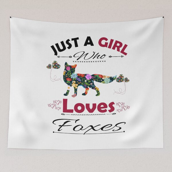 Item preview, Just A Girl Who Loves Foxes designed and sold by PRINTED ..
