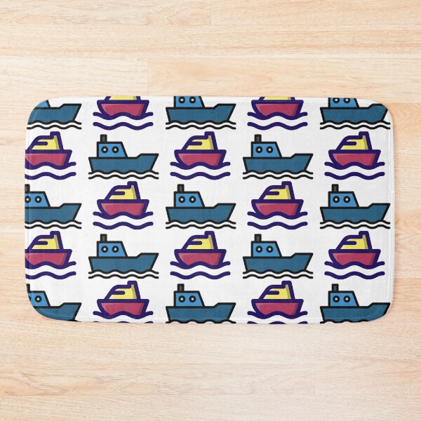 Item preview, Red Ferry Boat Scrub Cap Pattern designed and sold by wodra.