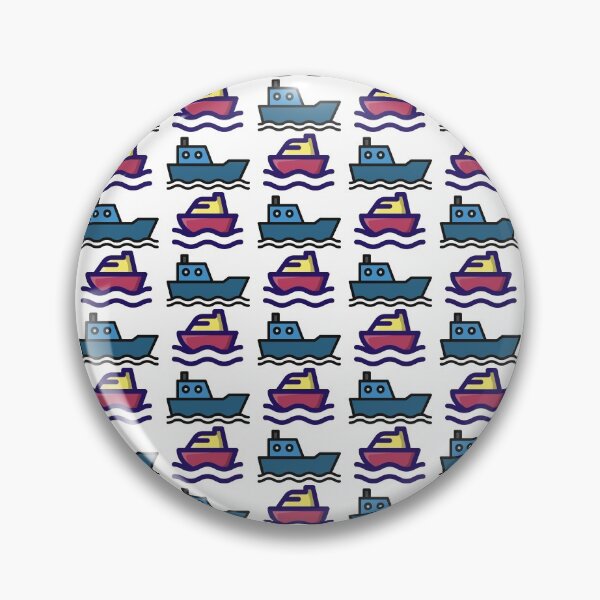 Item preview, Red Ferry Boat Scrub Cap Pattern designed and sold by wodra.