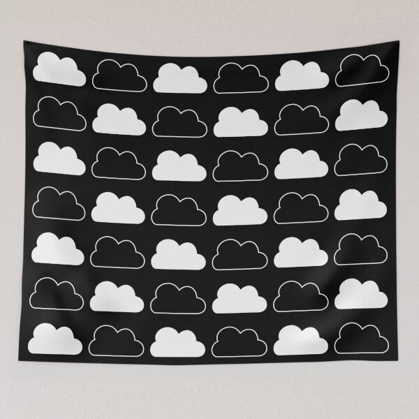 Item preview, White Clouds on a black sky designed and sold by CSouissi.