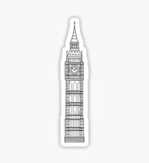 Pegatina Bocetos de Londres - Big Ben
