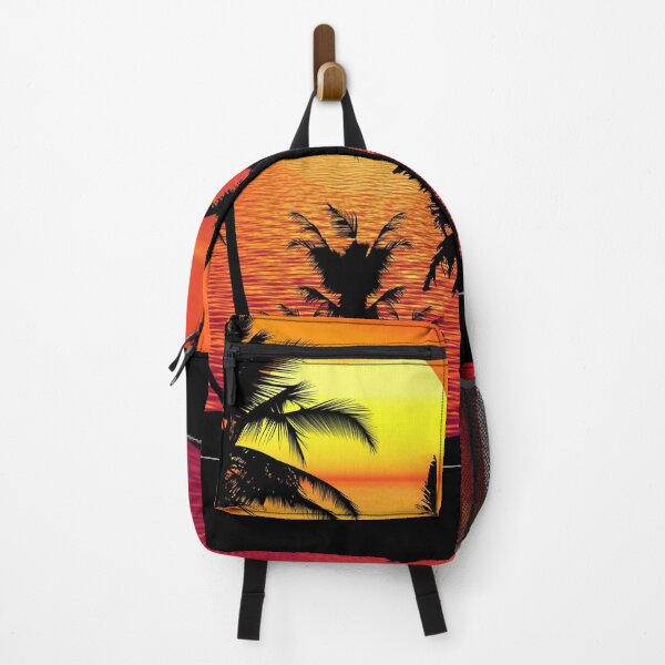 Item preview, Tropical Sunset Palm Tree Silhouette designed and sold by the-other-joe.