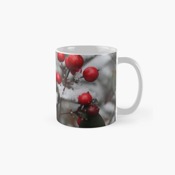 Item preview, Red Winter Berries in Snow designed and sold by BeautyOCreation.