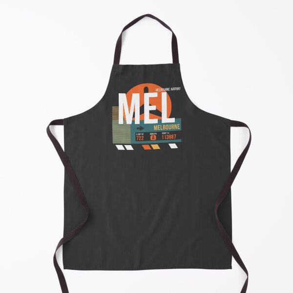 Item preview, Melbourne (MEL) Airport Code Baggage Tag designed and sold by SLAG-Creative.