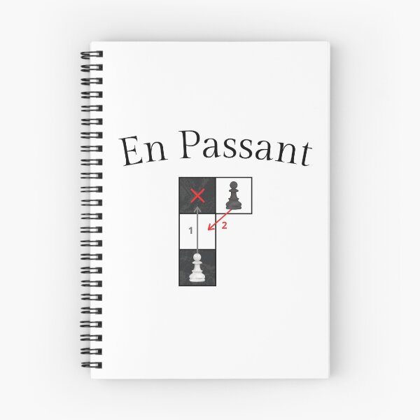 Item preview, En Passant | Chess Term/Move designed and sold by CozyMarket.