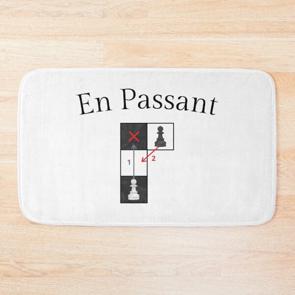 Item preview, En Passant | Chess Term/Move designed and sold by CozyMarket.
