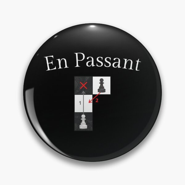 Item preview, En Passant | Chess Term/Move designed and sold by CozyMarket.