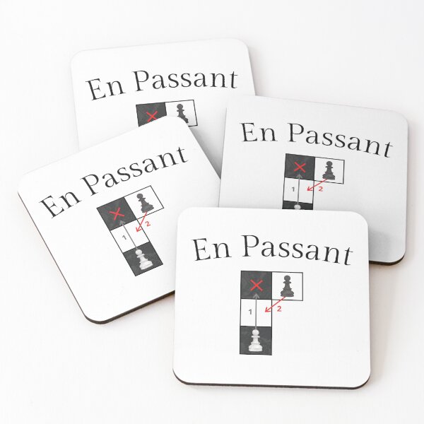 Item preview, En Passant | Chess Term/Move designed and sold by CozyMarket.