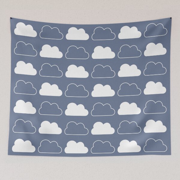 Item preview, White Clouds on a blue sky designed and sold by CSouissi.
