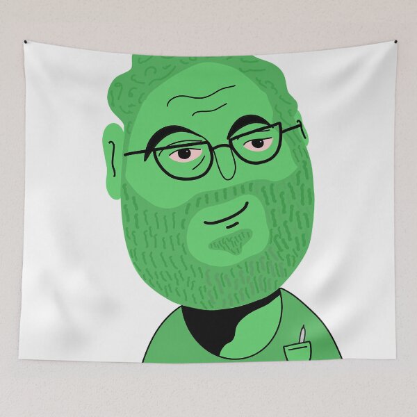 Item preview, Seth Rogen Abstract Cartoon  designed and sold by loganmillz1234.