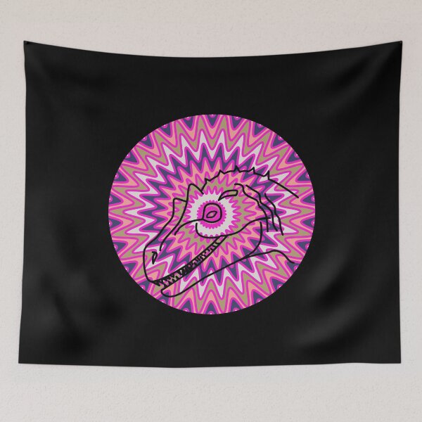 Item preview, Spirit Animal Prehistoric Dinosaur Psychedelic Spiritual designed and sold by trendo.