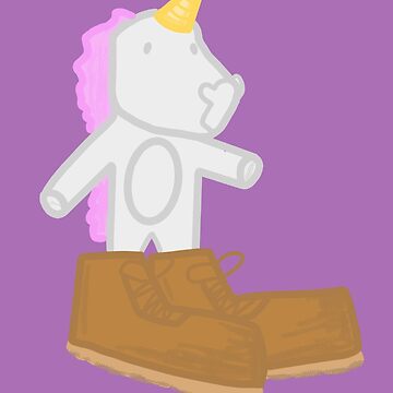 Artwork thumbnail, Unicorn with big boots by myyeticactus