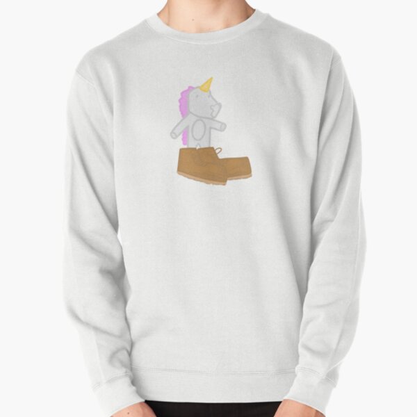 Unicorn with big boots Pullover Sweatshirt